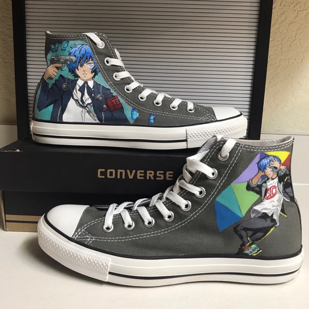 Custom painted Converse